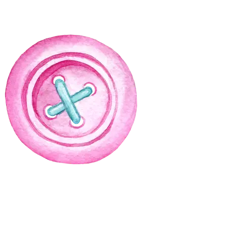 Rounded button pink color